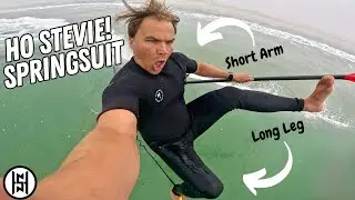 ​@HoStevie MEN'S SURFING WETSUIT! SHORT ARM, LONG LEG SPRINGSUIT REVIEW!
