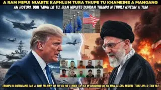 Khameine a mangang, Trumpa'n Iran mipui duhdan tihhlawhtlin a tum || Trumpa'n EU ho a hrek ta.