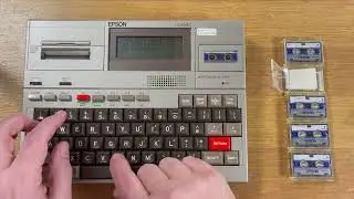 Epson HX-20 - Short Demonstration