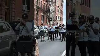 Italian Band playing in the North End of Boston I