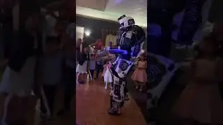 MEGA ROBOT IS ALREADY GOING TO YOUR EVENT😂 #PartyRobots #sweet16  #birthday