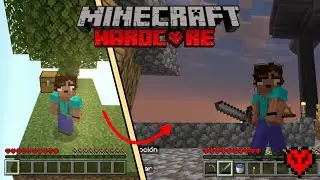 SOBREVIVÍ en un Skyblock de MINECRAFT Hardcore