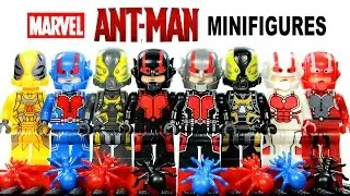 Marvel's Ant-Man LEGO KnockOff Minifigures Set 1 w/ Hank Pym & Yellow Jacket Review