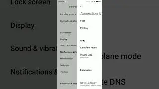 Xiaomi Redmi 7 A MIUI 12.5.1 connection and sharing printing settings | system printing services