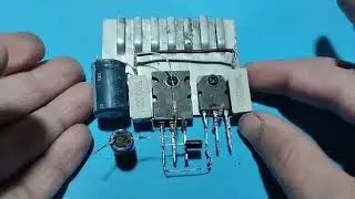 Как собрать мощный аудиоусилитель с использованием D718 и 2SA1943 | Тест самодельного басового ус...