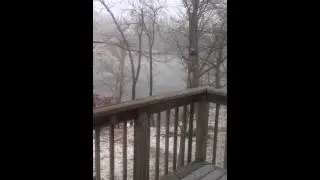 Ice fog in KY (Herrington lake)