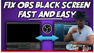 How to fix OBS Black screen if it still doesn't work.