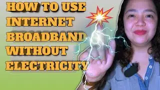 HOW TO USE INTERNET BROADBAND WIFI OR ROUTER  WITHOUT ELECTRICITY