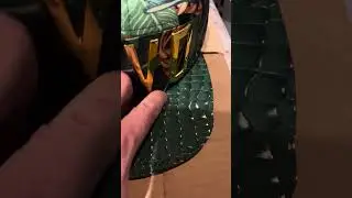 DIY material to hat brim ( adding gator material to my hat ) part one 