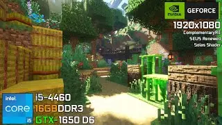 Minecraft | i5 4460 + GTX 1650 | 1080p 3 Shaders