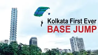 Kolkata First Ever Base Jump | The 42 Base jump | Aarya and Aaryaman show| Tallest Tower of kolkata