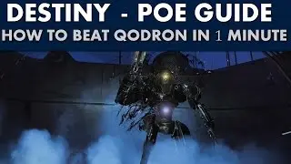 Destiny Guide POE lvl 34 - How to beat Qodron in about 1 minute (Gjallarhorn Strategy)