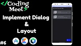 #6 Document Scanner App | Implement Dialog and Layout | Room | MVVM | Jetpack Compose | Kotlin