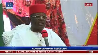 Ebonyi State Governor Umahi Holds Media Chat Pt.2 |Live Event|