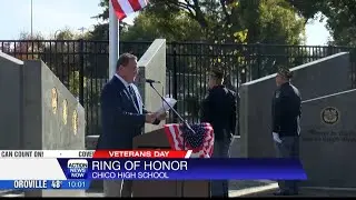 Chico Rotary dedicates new Veterans Plaza to Chico High School