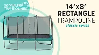 14'x8' Rectangle Trampoline Lifestyle Video