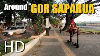 An Afternoon Walk in BANDUNG Indonesia | Jalan Sore di Seputaran  GOR SAPARUA & Taman Maluku