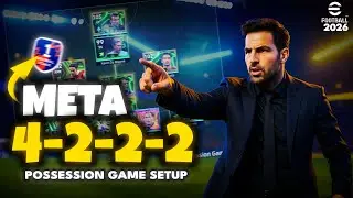 🔥 eFootball 2026 | Best 4-2-2-2 Possession Game Tactics | Cesc Fabregas Meta Setup