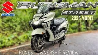 Suzuki Burgman Street 125 Review||Honest Ownership Review || 2025 New model