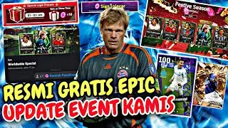 RESMI GRATIS EPIC PILIHAN PEMBARUAN KAMIS 18 DESEMBER,CARA DAPAT KAHN EPIC,POTW UCL EFOOTBALL 2026