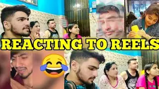 REACTING TO REELS 😂| INSTAGRAM REELS | VLOG #108 | KUMAR HAPPY FAMILY | #kumarhappyfamily