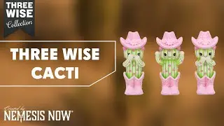 Three Wise Cacti | Fun & Quirky Home D&eacute;cor by Nemesis Now.