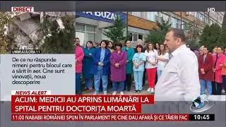 Imagini dramatice de la Spitalul din Buzău, unde o doctoriță a murit