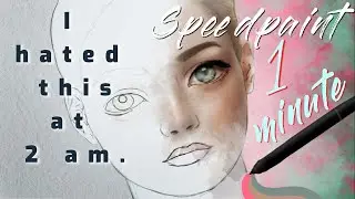 Things always look different a day later | 1 min speedpaint |#digitalart #digitalartists #speeddraw