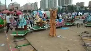 4300$ used amusement park electric track train kids horse rides for sale