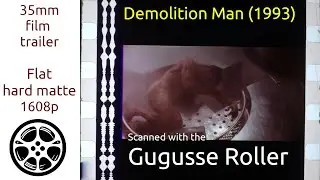 Demolition Man (1993) 35mm film trailer 2, flat hard matte, 1608p
