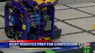 Kilby Robotics Team Prepares for World Championship