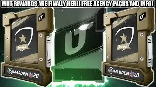 MUT REWARDS ARE FINALLY HERE! FREE PACKS! FREE AGENCY PACKS AND INFO! | MADDEN 20 ULTIMATE TEAM