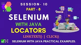Locate Elements by Link Text in Selenium | linkText() Command| locators in selenium