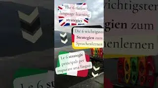 The 6 major language learning strategies