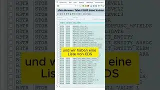 CDS Views im SAP System finden #abap #sap #cds #views