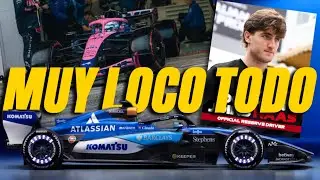 ¡WILLIAMS ADELGAZA... Y DOOHAN ENGORDA LA CARTERA DE HAAS! PERO ALPINE ELIGE TALENTO (COLAPINTO)