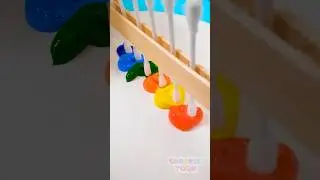 🎨 How to Paint Rainbow Birds 🌈 With Cotton Swabs! 🐦 #painting #funforkids