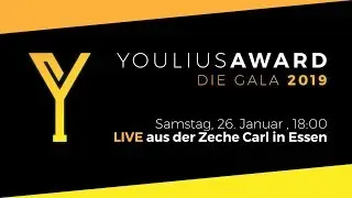 Youlius-Award 2019 🏆 - Gala - LIVE aus der Zeche Carl