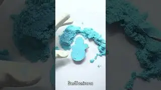 Snowman Kinetic Sand | 癒しのASMR カッティング＆造形
