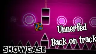 Unnerfed Back on track(Showcase)and with click#geometrydash #leveldesign #gaming #gdupdate 