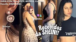 RECEBIDOS DA SHEIN!✨|SHEIN ICON, Dazy SPICE, MUSERA, Coolane, Franclia, SHEIN MOD.
