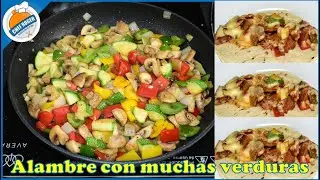 Tienes que probar estos 2 ricos alambres de verduras, uno saludable y otro extra delicioso