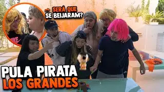 PULA PIRATA COM DESAFIOS - QUEM SE DEU MAL? - LOS GRANDES FREE FIRE