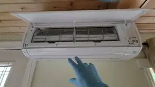 Как снять крышку Fujitsu Halycon AC Indoor