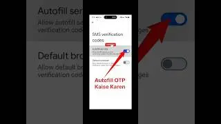 Autofill Service Ko On Kaise Kare || autofill service in OnePlus | #auto #shorts
