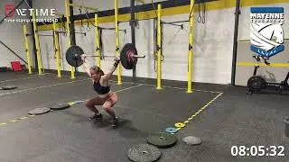 Wod qualif Mayenne throwdown 2025 Barroche Clemence