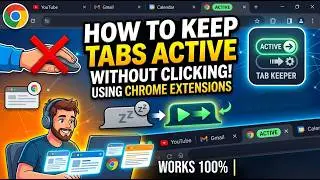 how to keep the tab active in chrome