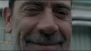 the walking dead negan smiling video