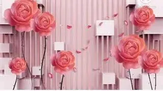 3D mural Wallpaper | Customize wallpaper | Flower's design | shutterstock.com | #creativewallpaper