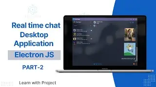 Real time chat desktop application electron JS MERN stack project setup #2